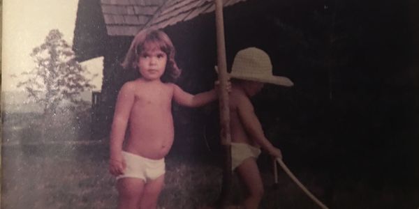 I must be about 2 years old in this picture. This was taken in Arkansas near Dyer.