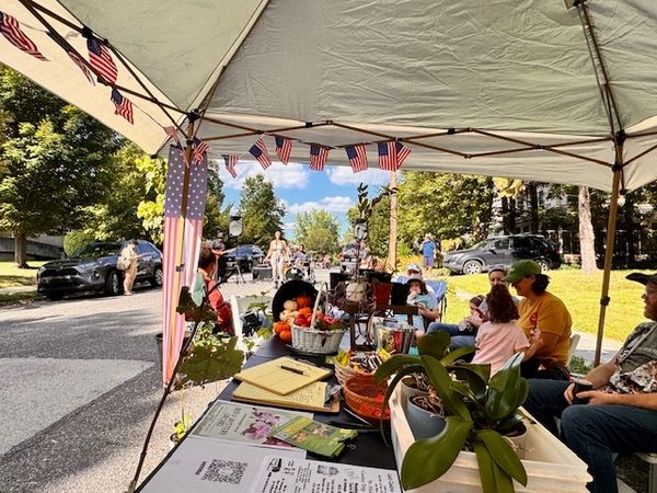 Enjoying the sounds of Oak Lane Day