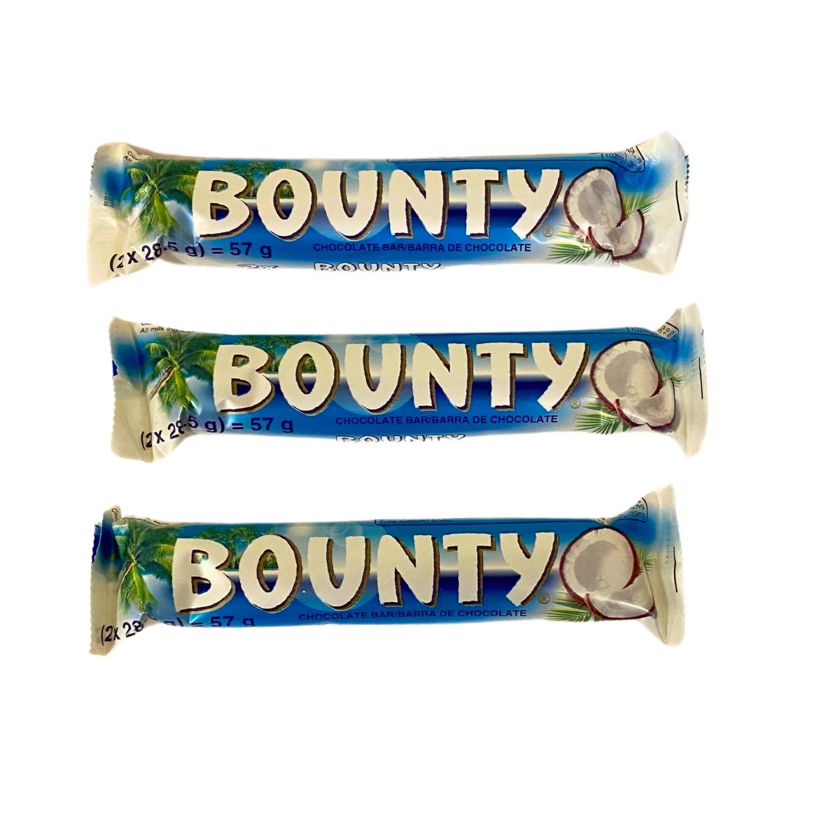 BOUNTY BAR MILK CHOCOLATE BAR 57g