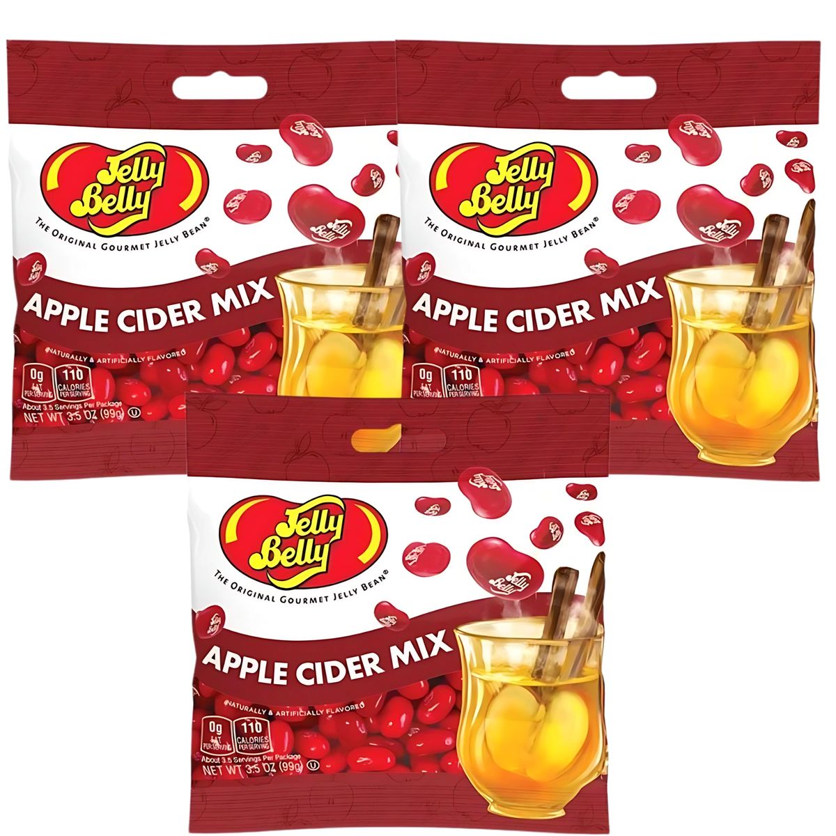 Jelly Belly Apfelwein Mix Jelly Beans Kostenloser Versand 1, 3 oder 6/3,5 oz Beutel - Bild 7 von 8