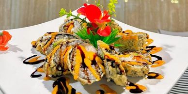 A picture of an appertizer dish. Clicking on the picture will take you to the Appertizer menu.