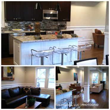 North side real estate staging for MK Construction company.