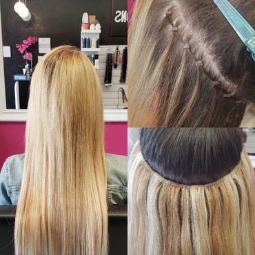 hand tied weft extensions