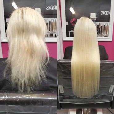 Before and After Pics - CLARITY HAIR EXTENSIONS