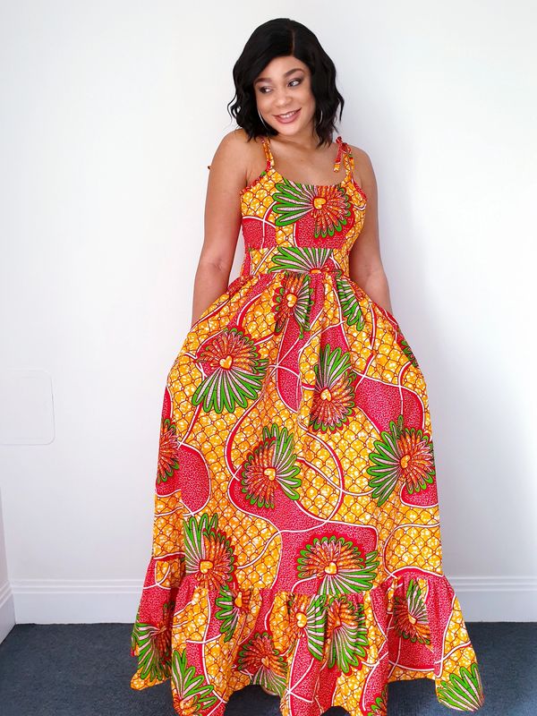 African clothing, African dress, Ankara maxi dress, African print dress, Ankara dress, Ankara print 