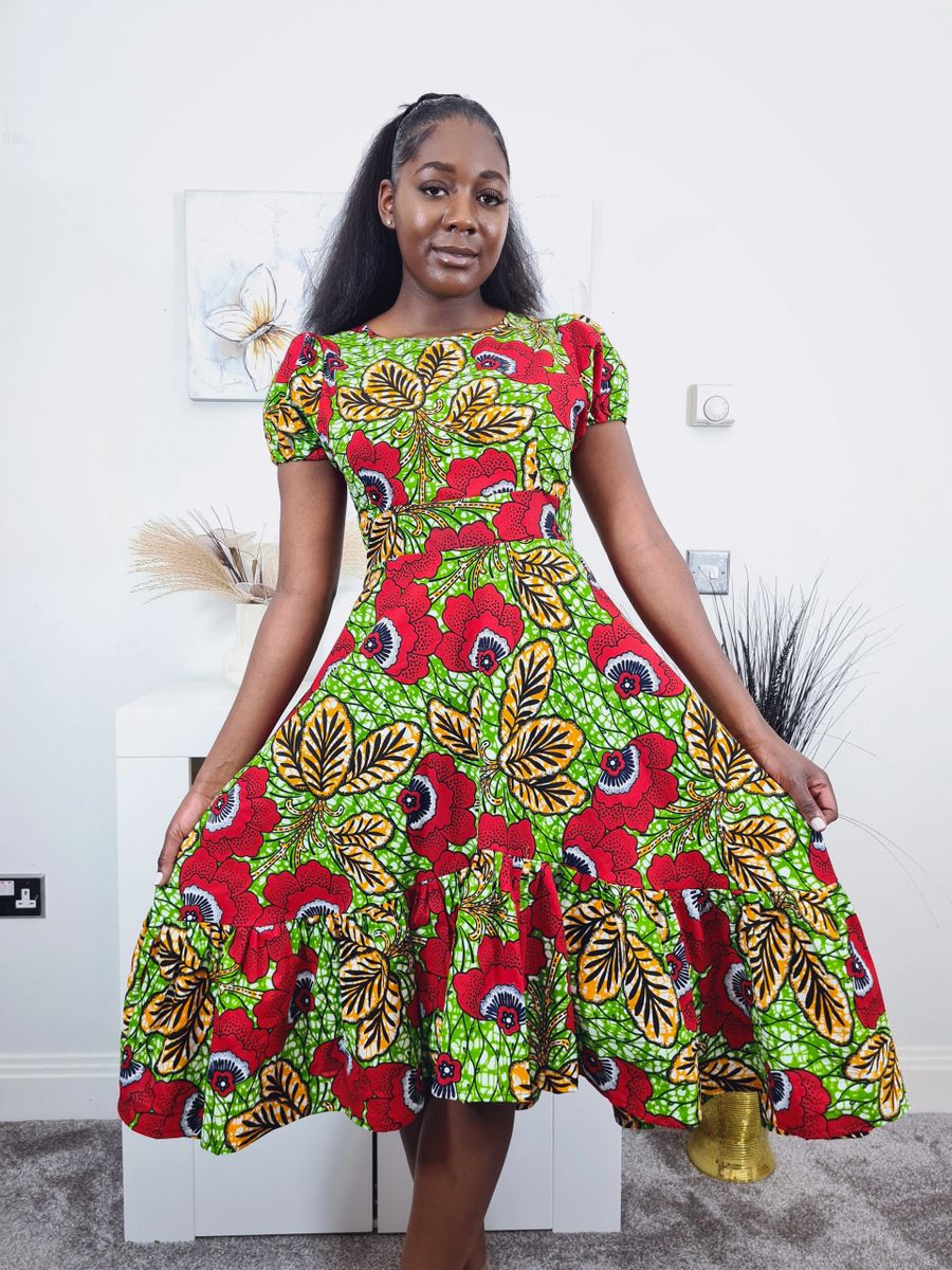 African print dress shop designs 2019