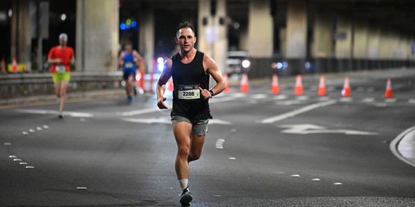 Running a marathon