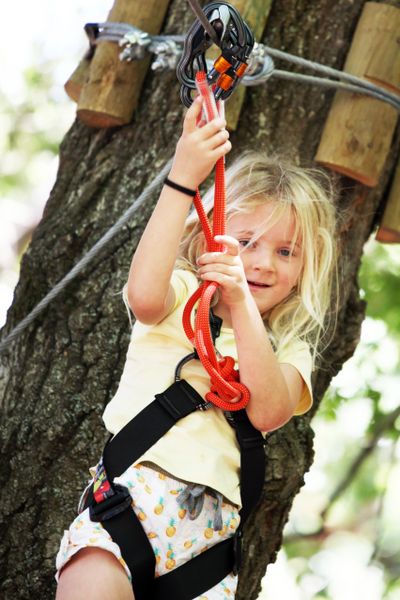 Kids zipline birthday party