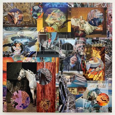 jeff gibson decoupage collage