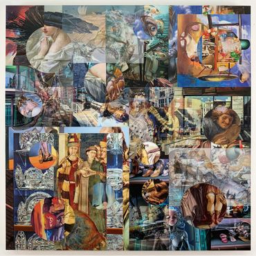 jeff gibson decoupage collage