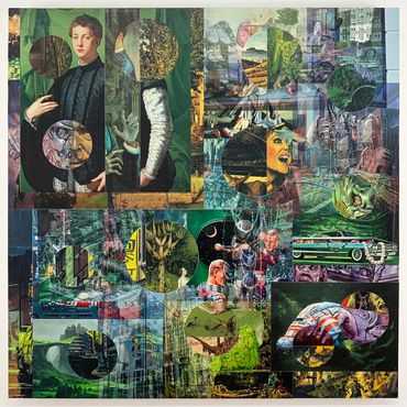 jeff gibson decoupage collage