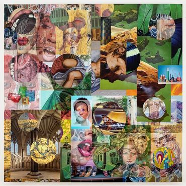 jeff gibson decoupage collage