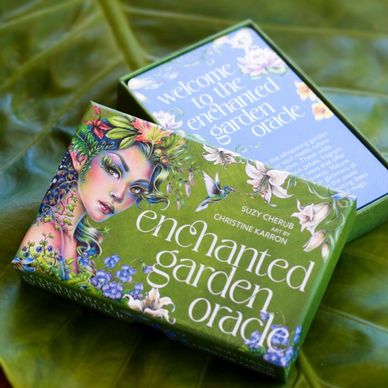 Enchanted Garden Oracle, author Suzy Cherub, traditional fairy illustrations by Christine Karron
