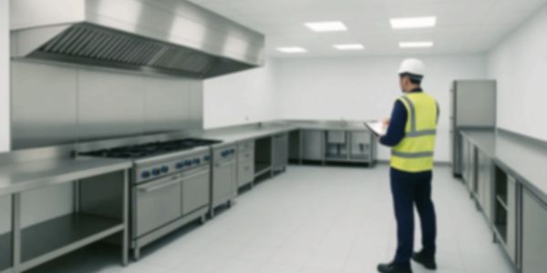 a qualified engineer carrying out a site survey 