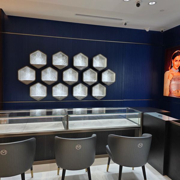 Retail jewelry lighting installation Austin