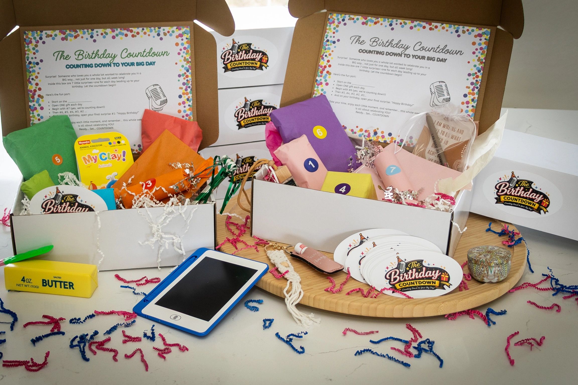 Personalized Birthday Countdown Boxes | The Birthday Countdown