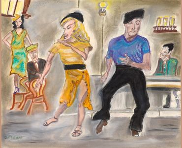 Jigs, humorous dance, Jazz choreography, Swing, Tango, hip hop, pastels colorful, Diana Rell Dean