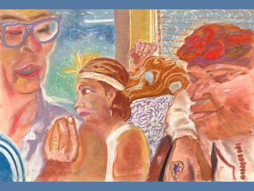 Costume Party, Åland, Fineland, islands, Travel paintings