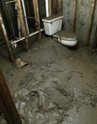 Flooded basement