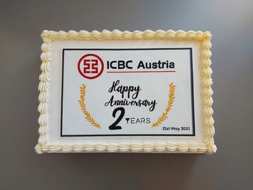company anniversary cake