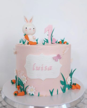 Floral bunny cake vienna austria