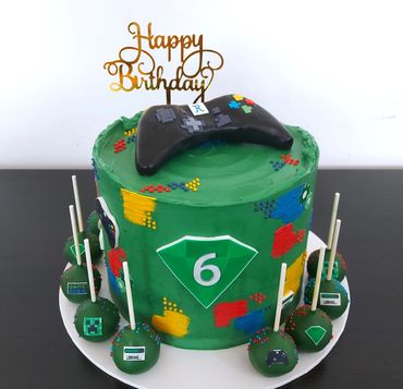 video game cake