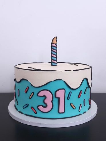 cartoon cake