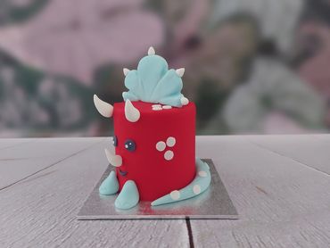 mini dinosaur cakes