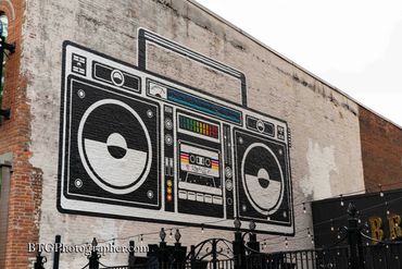 Street art in Iowa City, Iowa. 