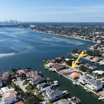 1920 Hawaii Ave NE in Venetian Isles, St. Petersburg, FL. A buildable waterfront lot.