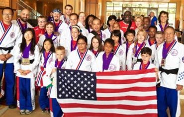 Team USA at the Martial Arts World Championship in Trinidad and Tobago
