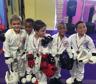 Purple Dragon Sparring Champions come in all ages...