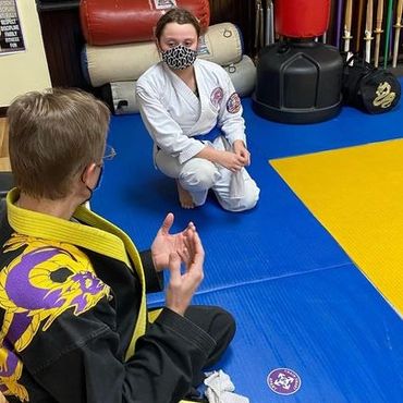 Taking time to provide personal Martial arts instruction