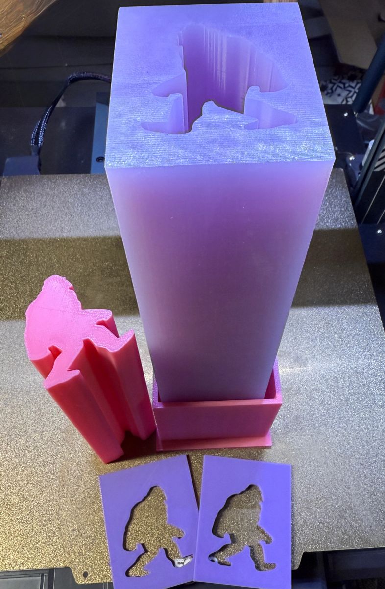 Custom Column Silicone Embed Mold