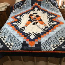 Quilt can be modified for any team.
