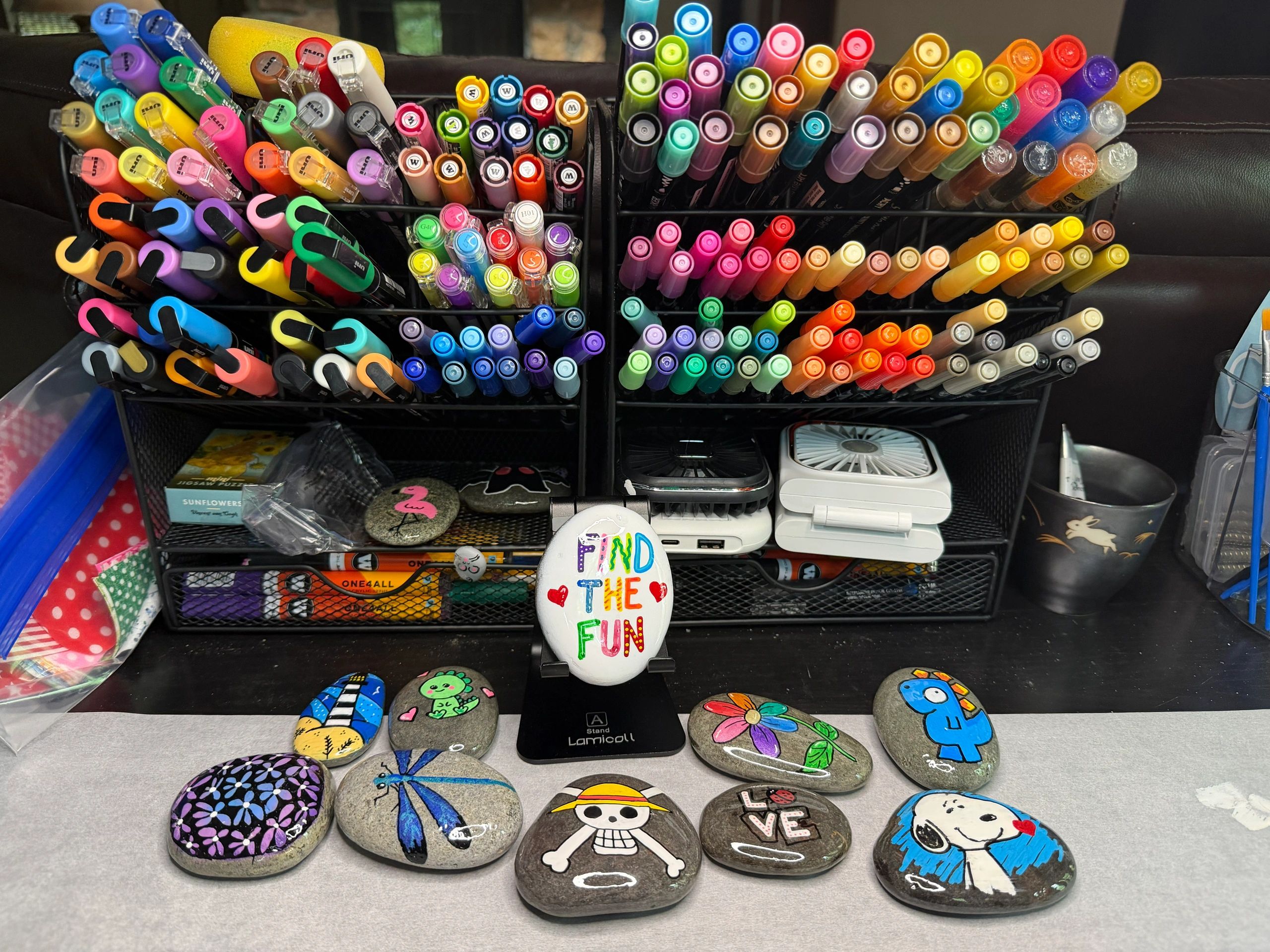 Fun Rocks Find the Fun Rocks - Rock Painting, Paint