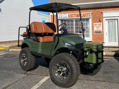  Price: $15,750
2022 Navitas Storm Size: 4 Seater
Color: Olive Green
Seats: Brown Modz FS2
Battery: 