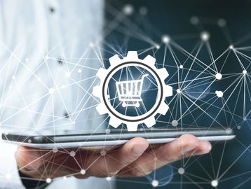 E-commerce on a phone