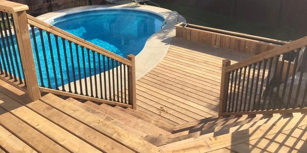 Pressure Treated Deck By Ataco Construction 