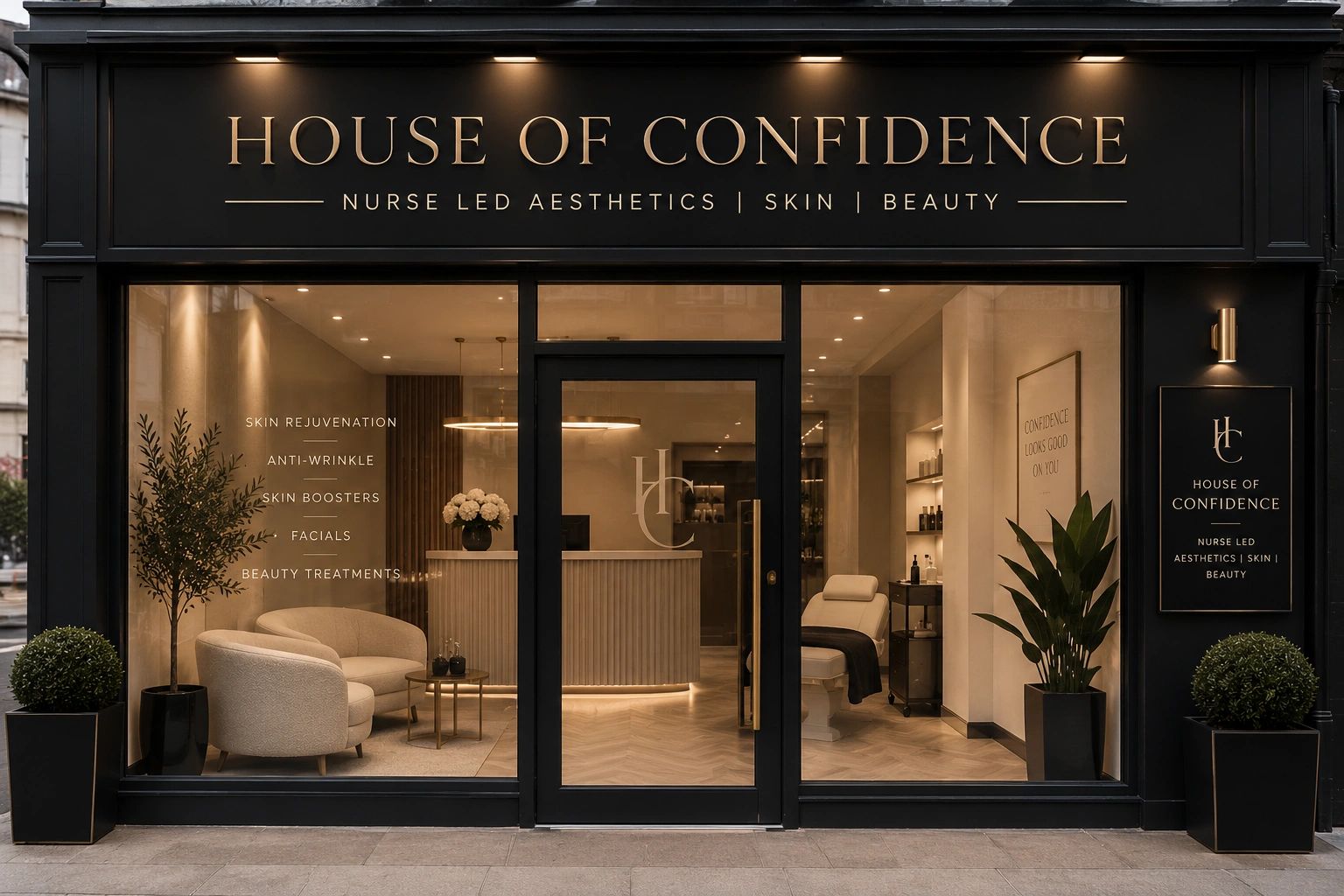 House of Confidence nurse-led aesthetics and beauty clinic in Derby
