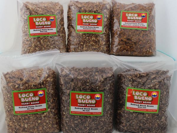 All Of Our Dehydrated Refried Beans Come In Bulk Sizes!