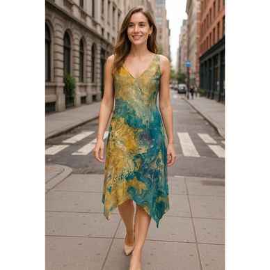 Beautiful Art Inspired Dresses, made in Canada