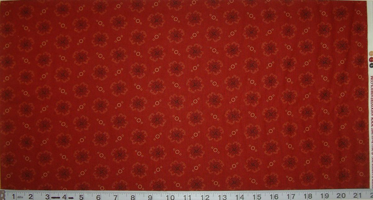 Andover Jo Morton Fabric BRIDGEPORT; JM5602R; 1/2 yard increments