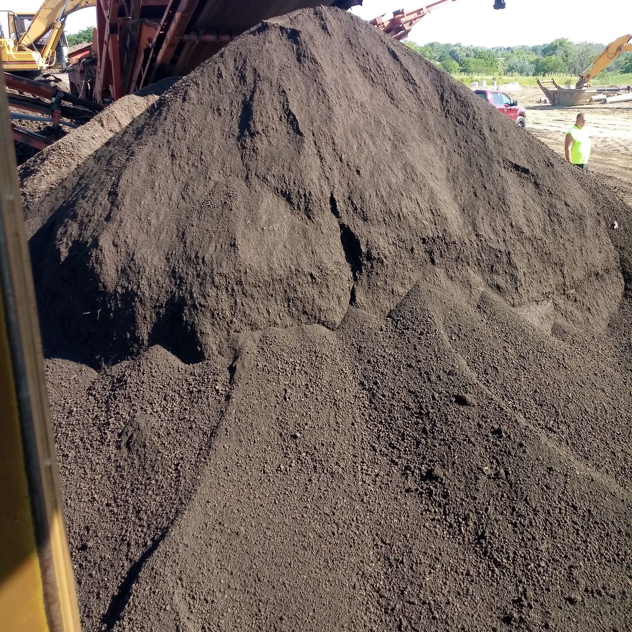 pulverized topsoil