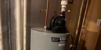Powervent water heater replaced on a  emergency in Wayzata mn 