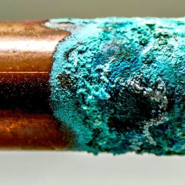 corroded copper piping in maple grove mn 