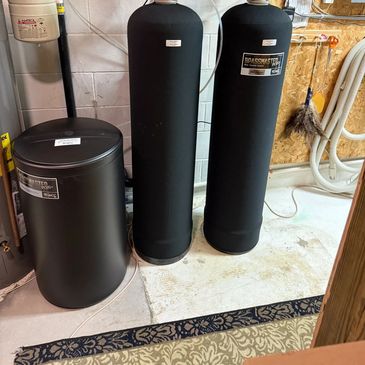 Brassmaster iron filter, water softener installed in medina mn . Arsenic 