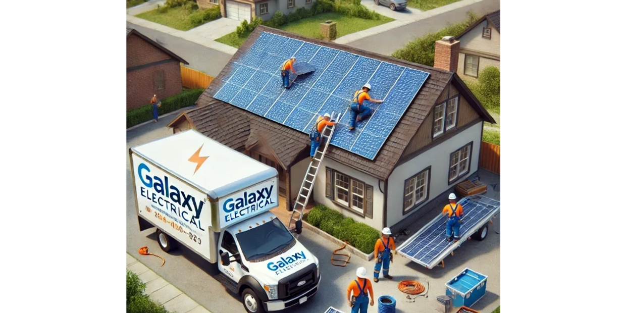 Solar Panels installation by Galaxy Electrical