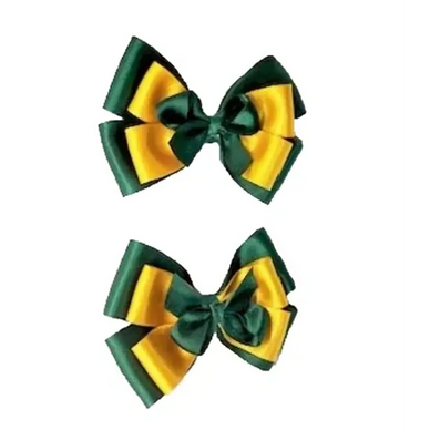 Green and Gold Bows