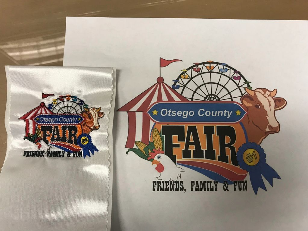Otsego County Fair custom logo.